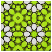 Decorative Green floral pattern in vibrant style ファブリック (見本)