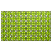 Decorative Green floral pattern in vibrant style ファブリック (ヤード)