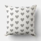 Decorative heart-patterned cushion クッション (正面)