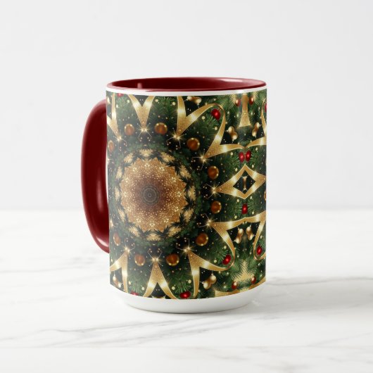 Decorative Holiday Mug マグカップ (正面左)