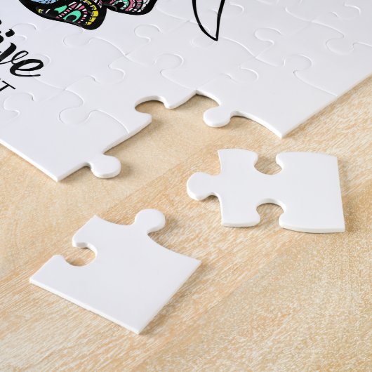 Decorative Indian Elephant ジグソーパズル (側面)