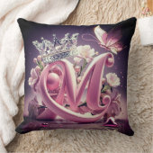 Decorative Initial Letter M – Personalized Monogra クッション (ブランケット)