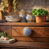 Decorative Italian Antico Deruta Elegance セラミックノブ