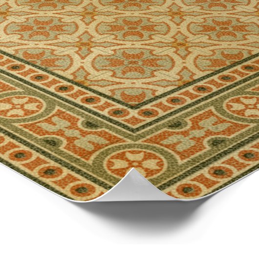 Decorative Italian Mosaic Tiles by Vision Studio ポスター (角)