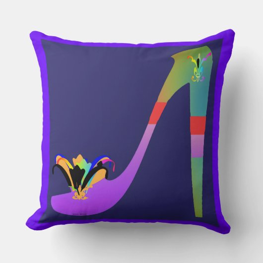 Decorative Ladies Slipper クッション (正面)