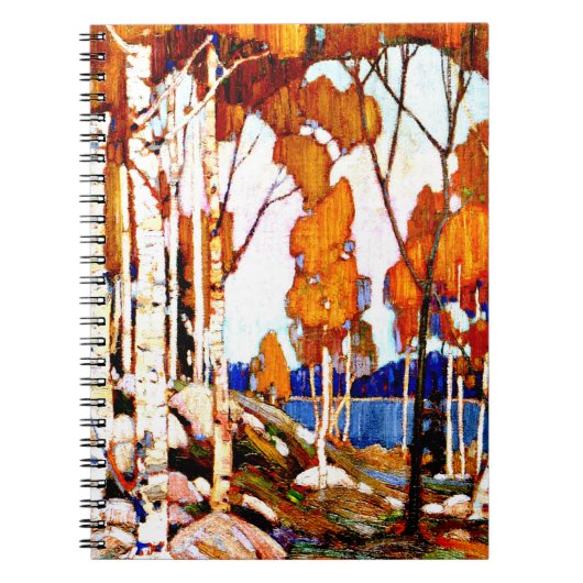 Decorative Landscape by Tom Thomson ノートブック (正面)