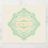 Decorative Logo Frame Limoncello リキュールボトルラベル (シングルラベル)