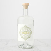 Decorative Logo Frame Limoncello リキュールボトルラベル (正面)