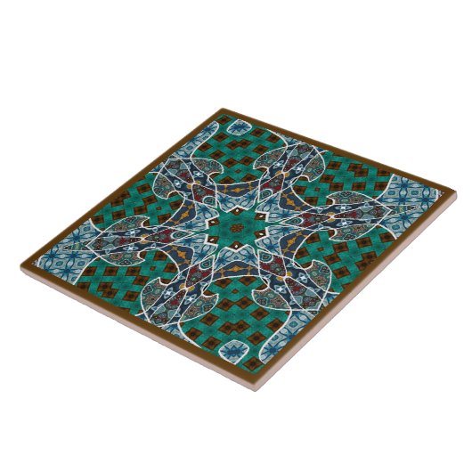 Decorative Mandala Ceramic Tile タイル (側面)