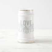 Decorative Mug with Love & Gratitude Lettering ビールジョッキ (中央)