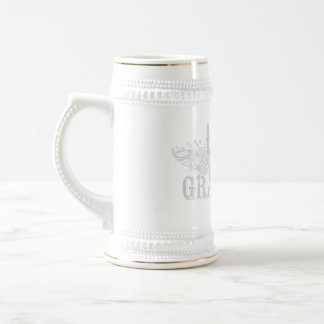 Decorative Mug with Love & Gratitude Lettering ビールジョッキ