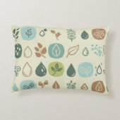 Decorative Nature-Inspired Cushion for Home アクセントクッション (裏面)