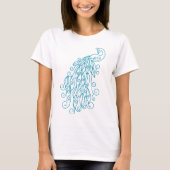 Decorative Peacock Design Women's T-Shirt  Tシャツ (正面)