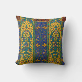 Decorative Persian Intricate Floral Pattern クッション