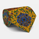 Decorative Persian Intricate Floral Pattern ネクタイ (ロール)