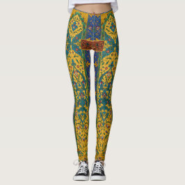 Decorative Persian Intricate Floral Pattern レギンス