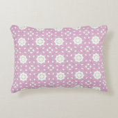 decorative pillow featuring a geometric pattern アクセントクッション (正面)