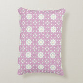 decorative pillow featuring a geometric pattern アクセントクッション (裏面(縦))