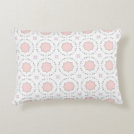 decorative pillow featuring a geometric pattern アクセントクッション