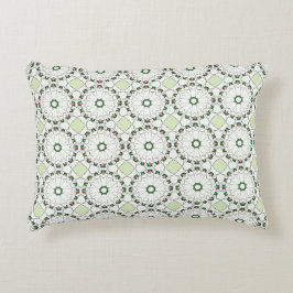 decorative pillow featuring a geometric pattern アクセントクッション