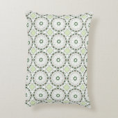 decorative pillow featuring a geometric pattern アクセントクッション (裏面(縦))