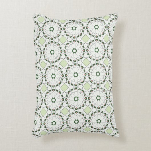 decorative pillow featuring a geometric pattern アクセントクッション (正面(垂直))