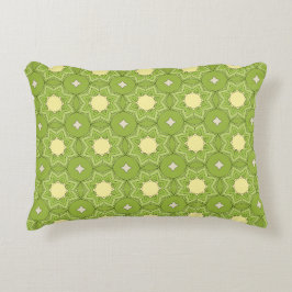 decorative pillow featuring a geometric pattern アクセントクッション