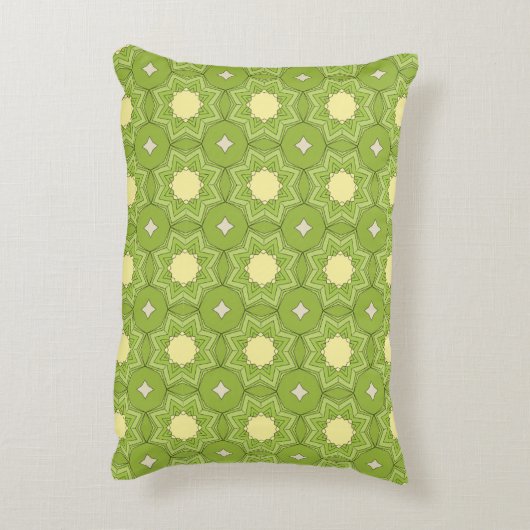 decorative pillow featuring a geometric pattern アクセントクッション (裏面(縦))