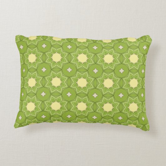decorative pillow featuring a geometric pattern アクセントクッション (裏面)