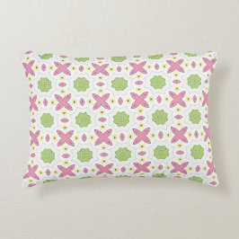 decorative pillow featuring a geometric pattern アクセントクッション