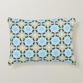 decorative pillow featuring a geometric pattern アクセントクッション (正面)