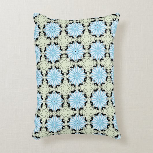 decorative pillow featuring a geometric pattern アクセントクッション (正面(垂直))