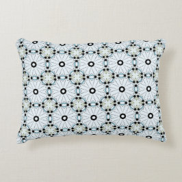 decorative pillow featuring a geometric pattern アクセントクッション