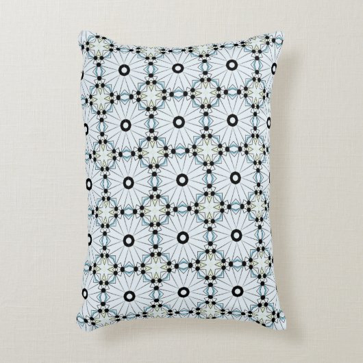 decorative pillow featuring a geometric pattern アクセントクッション (正面(垂直))