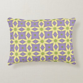 decorative pillow featuring a geometric pattern アクセントクッション