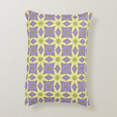 decorative pillow featuring a geometric pattern アクセントクッション (裏面(縦))