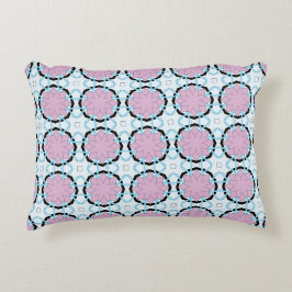 decorative pillow featuring a geometric pattern アクセントクッション