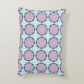 decorative pillow featuring a geometric pattern アクセントクッション (裏面(縦))