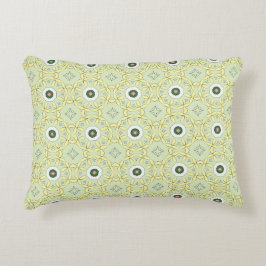 decorative pillow featuring a geometric pattern アクセントクッション