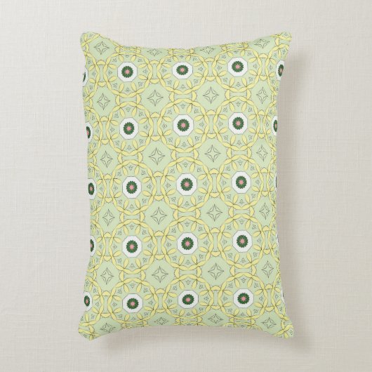 decorative pillow featuring a geometric pattern アクセントクッション (正面(垂直))
