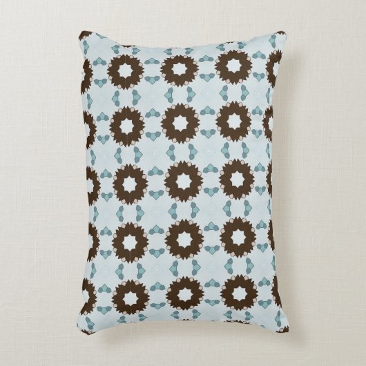 decorative pillow featuring a geometric pattern アクセントクッション (正面(垂直))