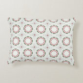 decorative pillow featuring a geometric pattern アクセントクッション (裏面)