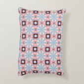decorative pillow featuring a geometric pattern アクセントクッション (裏面(縦))