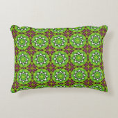 decorative pillow featuring a geometric pattern アクセントクッション (正面)