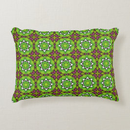 decorative pillow featuring a geometric pattern アクセントクッション
