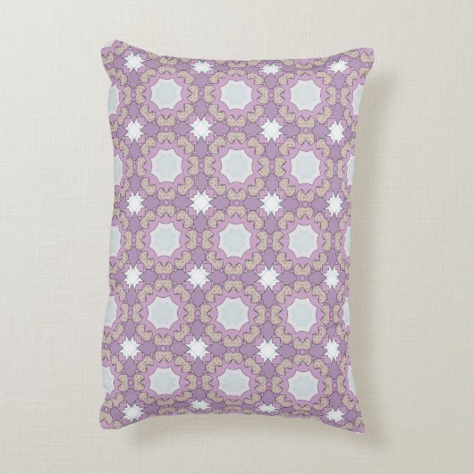 decorative pillow featuring a geometric pattern アクセントクッション (裏面(縦))