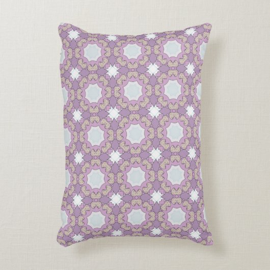 decorative pillow featuring a geometric pattern アクセントクッション (正面(垂直))
