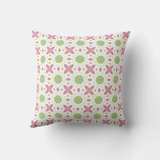 decorative pillow featuring a geometric pattern クッション (裏面)