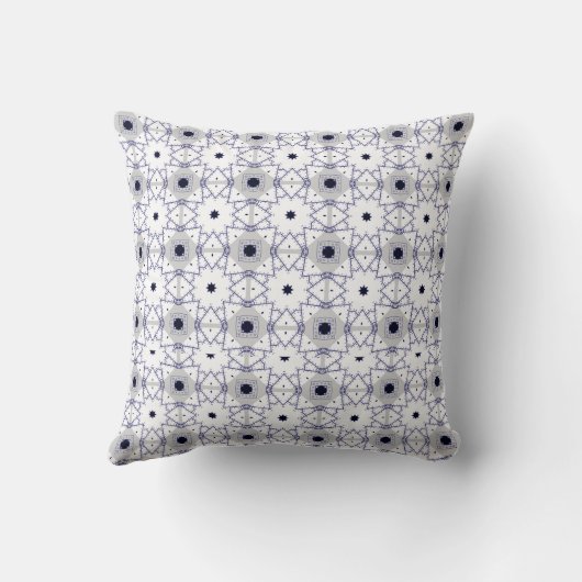 decorative pillow featuring a geometric pattern クッション (裏面)