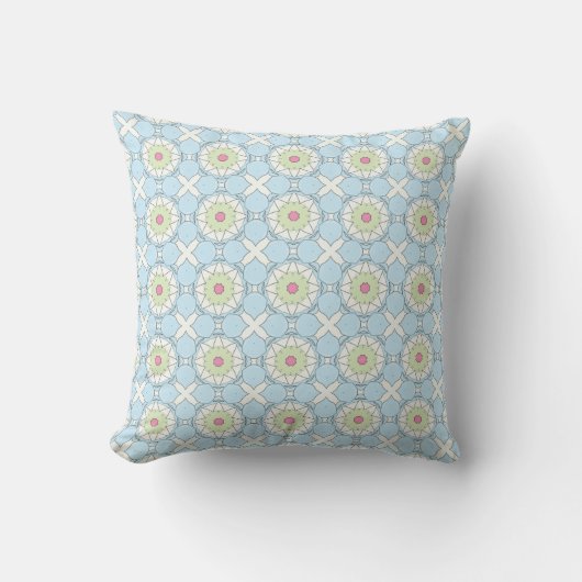 decorative pillow featuring a geometric pattern クッション (正面)